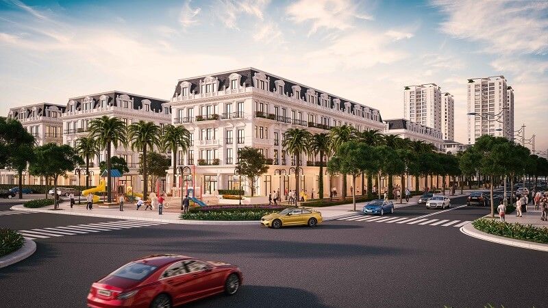 Cho thuê shophouse Khu đô thị Bắc Lãm, căn góc diện tích 130m2,